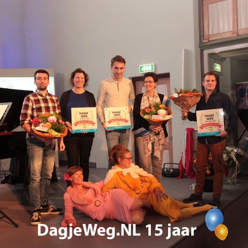 Duo Van Jetje in actie op de DagjeWeg.NL jubileumdag